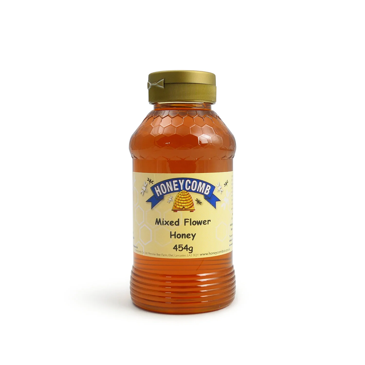 Clear Mixed Flower Honey Squeezy Bottle — Honeycomb Co. Ltd